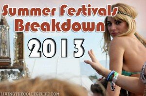 summer music festivals for college students